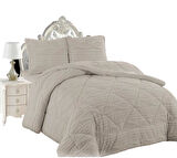 COMFORT YORGAN SETİ ÇİFT KİŞİLİK IVY CAPPUCİNO