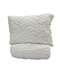 COMFORT YORGAN SETİ ÇİFT KİŞİLİK LISSOME KREM