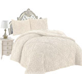 COMFORT YORGAN SETİ ÇİFT KİŞİLİK LISSOME KREM