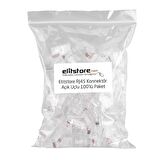 Elitstore RJ45 Konnektör Yeni Nesil Açık Uçlu 100 Lü Paket 