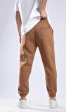 Chatca Erkek 3 İplik Şardonlu Taba Sweatpant K-575