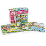 DIYTOY ÇİFTLİK SÜPER RENKLİ EVA PUZZLE 4LÜ