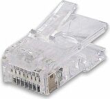 Beek BC-MP5E CAT5E RJ45 8P8C Zırhsız Yuvarlak Kablo Tipi Konnektör (100 lü Paket)