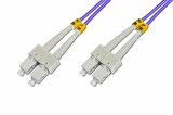 Beek BC-FO-5LCLC-01/4 1 Mt SC-SC 50/125 OM4 Multimode Duplex Patch Cord Kablo