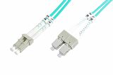 Beek BC-FO-5LCSC-0.5/3 0.5 Mt LC-SC 50/125 OM3 Multimode Duplex Patch Cord Kablo