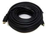 Beek HDMI High Speed with Ethernet Bağlantı Kablosu (HDMI 1.4), HDMI Tip A Erkek &lt;-&gt; HDMI Tip A Erkek, 4K X 2K@30Hz, Altın Kaplama, Ferrite Filtreli, 20 metre&lt;br&gt;Beek HDMI 1.4 M/M, 4K X 2K@30Hz, Gold with ferrites, 20M