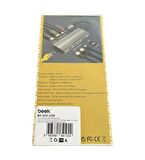 BEEK BA-DCK-UC10 10'lu USB Type-C DOCKING STATION Type-C=>HDMI*2+RJ45+PD+USB3.0*2+Tip-C+AUX3,5+SD+TF