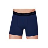 Berrak Premium Likralı Modal Penye Erkek Boxer - 4476-Lacivert