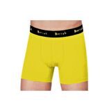 Berrak Premium Likralı Modal Penye Erkek Boxer - 4476-Sarı