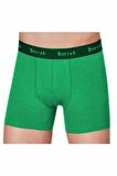 Berrak Premium Likralı Modal Penye Erkek Boxer - 4476-Yeşil