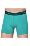 Berrak Premium Likralı Modal Penye Erkek Boxer - 4476-B.Yeşil