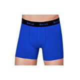 Berrak Premium Likralı Modal Penye Erkek Boxer - 4476-Saks