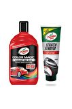 Turtle Wax Renkli Cila kırmızı + İnce Çizik Giderici Pasta 100 Ml