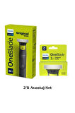 Philips Qp2724/10 Oneblade Yüz Ve Vücut Şekilendirici - QP220/51 2'li Yedek Bıçak Avantaj Set
