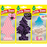 Car Freshner Asma Koku 3'lü Sakız-Gece-Plaj Karışık Set