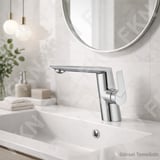 FKN Krom Pirinç Lavabo Bataryası