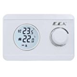 E.C.A Poly 100 W Kablosuz - Dijital - Pilli On Off Oda Termostatı