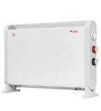 King K-6260 2000 W Termostatlı Elektrikli Ayaklı Konvektör Isıtıcı 15 m2