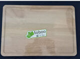 Taboo 1311-L- BÜYÜK BOY (40 X 28 CM) 20 MM KALINLIKTA  Kesme Ve Sunum Tahtası %100 doğal BY SİNBO