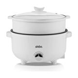 Sinbo Sco-5061 3 Litre Çok Fonksiyonlu Buharlı Pişirici Güveç Pilav Çorba  Haşlama 700 W 