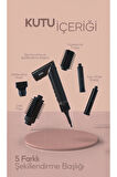 Sinbo Pro Airwrap Katlanabilir Multi-styler Hava Üfleme 5in1 Saç Şekillendirici Bldc Shd-1720 Siyah