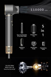 Sinbo Pro Airwrap Compact Uzun Multi-Styler Hava Üfleme 5in1 Bldc Saç Şekillendirici 1719 -Graphite Gray