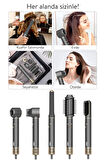 Sinbo Pro Airwrap Compact Uzun Multi-Styler Hava Üfleme 5in1 Bldc Saç Şekillendirici 1719 -Graphite Gray