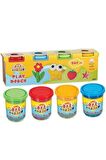 Dede 4lü Oyun Hamuru Seti / 560gr