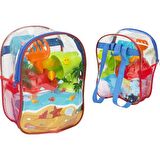 Dede Resimli Sırt Çantalı Plaj Set 03499