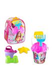 Dede Barbie Resimli Sırt Çantalı Plaj Set 03500