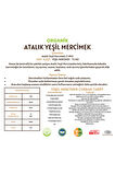 Organik Atalık Yeşil Mercimek (7 MM) - 1 Kilo