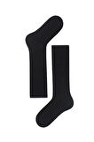 Family Dizaltı Çocuk Basic Çorap Siyah