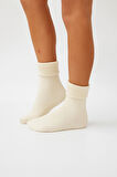 Çocuk Havlu Soket Çorap Ekru