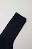 Merserize Erkek Soket Çorap Lacivert