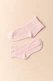Çocuk Bileği Fırfırlı Step Çorap Pembe