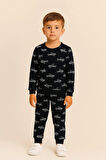 Erkek Çocuk Uçak Desenli Pijama Takımı