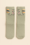Çocuk Hayvan Desenli Soket Çorap Yeşil