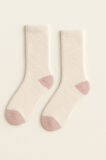 Unisex Kalın Tüylü Soket Çorap Pudra 