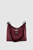 Zaila Toka Detaylı Omuz Çantası Bordo