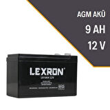 LEXRON 9AH-12V KURU TİP AKÜ LXR9