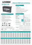 LEXRON 9AH-12V KURU TİP AKÜ LXR9