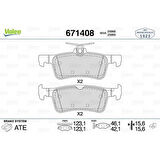 Psa Arka Fren Balatası P308 II 13> - Valeo 671408