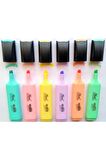 Pastel Renk Fosforlu Işaretleme Kalemi 6 Lı Set Fosfor6