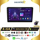 Citroen Berlingo 2008-2019 Model 4GB + 64GB Android 13 Kablosuz Carplay Navigasyon Multimedya Sistem