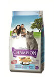 Champion Premium Somonlu ve Pirinçli 15 kg Yetişkin Kuru Kedi Maması