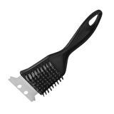 Mangal BBQ Temizlik Fırçası Ergonomik Paslanmaz Çelik Kıllar Mangal Fırçası