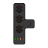 Grup Priz Termal Akım Korumalı 3 Adet Soket,3 Adet USB ve 1 Adet Type-C Girişli 20w Priz Model 3397