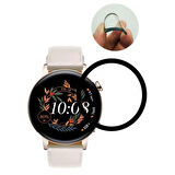 Huawei Gt2 42MM Ekran Koruyucu 3D Kavisli Full Kaplama Pmma