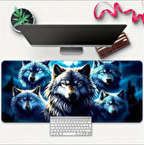 70X30 CM 5 KURT TASARIMI KAYDIRMAZ TABAN SPEED YÜZEY OYUNCU MOUSE PAD GAMİNG