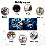 70X30 CM 5 KURT TASARIMI KAYDIRMAZ TABAN SPEED YÜZEY OYUNCU MOUSE PAD GAMİNG